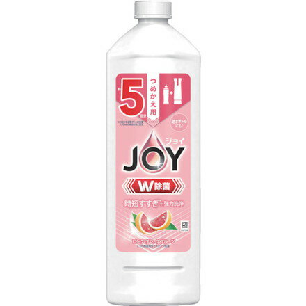 P&G ジョイ W除菌 食器用洗剤 ピンクグレープフルーツ 詰メ替エ 670ml P&Gジャパン同 清掃 衛生用品 労働衛生用品 食器 厨房機器洗剤(代引不可)