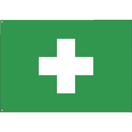 ツクシ 衛生旗 大 つくし工房 安全用品 標識 標示 標示幕 旗(代引不可)