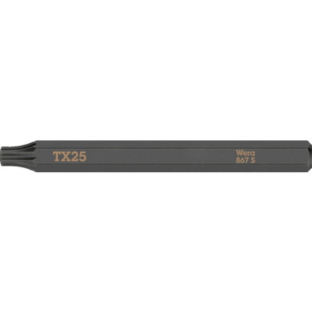 Wera 貫通専用差替ビット トルクス25 Wera社 手作業工具 ドライバー 六角棒レンチ インパクトドライバー手動(代引不可)