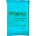TRUSCO トラスコ 業務用ポリ袋 厚ミ0.03X45L 青 10枚入 A0045B(代引不可)(3)