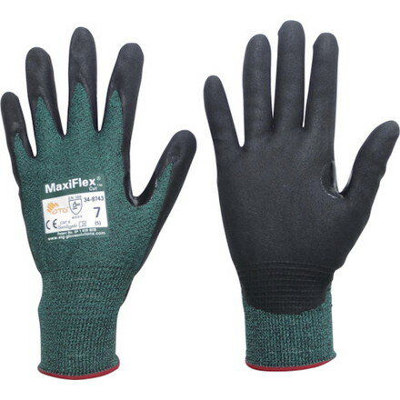 エーティージー 耐切創手袋 マキシフレックス カット 34-8743 Sサイズ ATG社 保護具 作業手袋 耐切創手袋(代引不可)(4)