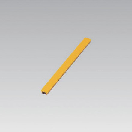 ユニット マグネライン 黄 2本1組 ABS樹脂 ゴムマグネット ユニット 安全用品 標識 標示 安全標識(代引..