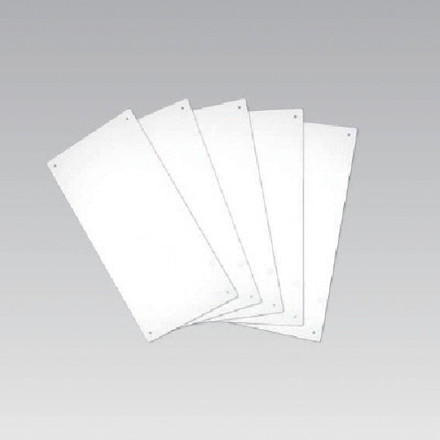 ユニット 無地材料板 5枚組 エコユニボード 200×400×1.2 ユニット 安全用品 標識 標示 安全標識(代引不可)