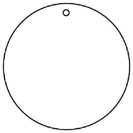 ユニット 白無地板 10枚組 エコユニボード 50Ф×2厚 ユニット 安全用品 標識 標示 安全標識(代引不可)