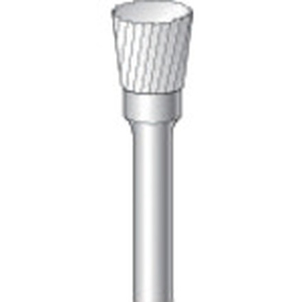 ナカニシ チタンコート超硬カッター 逆テーパーシングルカット 刃径6.3mm 刃長6.0mm ナカニシ 電動 油圧 空圧工具 研削研磨用品 超硬バー(代引不可)...