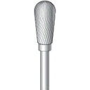 ナカニシ 超硬カッター 逆テーパー先丸シングルカット 刃径6mm刃長12mm ナカニシ 電動 油圧 空圧工具 研削研磨用品 超硬バー(代引不可)【送料無料】