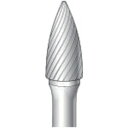 ナカニシ 超硬カッター 砲弾シングルカット 刃径9.5mm 刃長20.0mm ナカニシ 電動 油圧 空圧工具 研削研磨用品 超硬バー(代引不可)【送料無料】