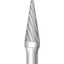 ナカニシ 超硬カッター テーパーダブルカット刃径8.0mm 刃長22.0mm ナカニシ 電動 油圧 空圧工具 研削研磨用品 超硬バー(代引不可)【送料無料】