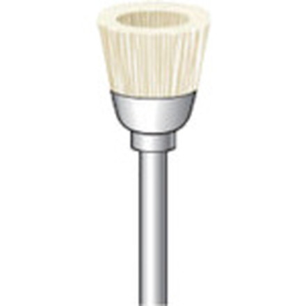 ナカニシ 毛ブラシカップ型 山羊毛 10本入 ナカニシ 電動 油圧 空圧工具 研削研磨用品 軸付ブラシ(代引不可)【送料無料】