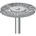 ナカニシ ステンレスワイヤーブラシ 10本入 ナカニシ 電動 油圧 空圧工具 研削研磨用品 軸付ブラシ(代引不可)【送料無料】