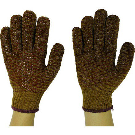 オタフク 210 ビニライン茶 ブラウン おたふく手袋 保護具 作業手袋 使い捨て手袋(代引不可)