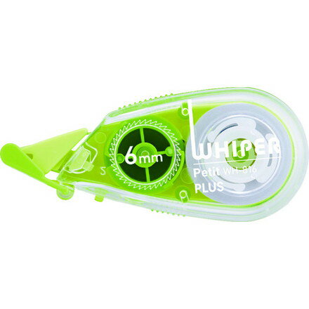 プラス 49253修正テープ ホワイパープチ 6mm グリーン プラス オフィス 住設用品 文房具 修正用品(代引..