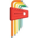 PBスイスツールズ 六角棒レンチ6本セット レインボーパックナシ PBスイスツールズ社 手作業工具 ドライバー 六角棒レンチ 六角棒レンチ(代引不可)