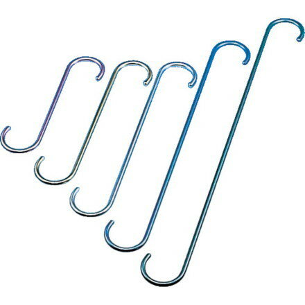 水本 ファンシーSフック ストレートブラウン 全長200mm 水本機械製作所 金物 建築資材 建築金物 荷役金..