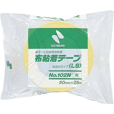 【商品スペック】特長●強粘着で抜群の保持力です。●巻戻しが軽く作業効率も良好です。用途●重量ダンボールの封かん。仕様●色：黄●幅(mm)：50●長さ(m)：25●厚さ(mm)：0.3●粘着力(N/10mm)：5.05仕様2●粘着力：5.05N/10mm●引張強さ：70.9N/10mm●伸び：7％材質／仕上●支持体:スフ●粘着剤:ゴム系セット内容／付属品注意【代引きについて】こちらの商品は、代引きでの出荷は受け付けておりません。【送料について】北海道、沖縄、離島は送料を頂きます。