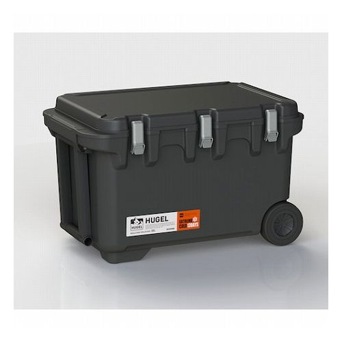 IRIS 201283 HUGEL 真空断熱クーラーボックス チャコールグレー VITC60CH 環境改善用品 暑さ対策用品 クーラーボックス(代引不可)【送料無料】