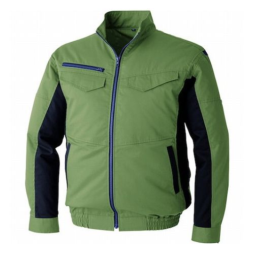 特長●洗濯耐久性に優れ、高い汚れ落ち性能を持ち、洗濯による汚れの再付着を防止します。仕様●色：カーキグリーン●サイズ：LL●着丈(cm)：68●胸囲(cm)：124●肩幅(cm)：54●袖丈タイプ：59●冷却ファン有無：別売り仕様2●使用環境：室内〇、屋外〇、溶接・火×　帯電防止素材を採用材質／仕上●クラボウ サマーツイル オフルージュ加工　ポリエステル65%　綿35%注意●ファン、バッテリー、ケーブルなどの機器類は別売です。●必ずファン、ケーブル、バッテリーを外して洗濯してください。原産国（名称）：ベトナム【代引きについて】こちらの商品は、代引きでの出荷は受け付けておりません。【送料について】北海道、沖縄、離島は送料を頂きます。