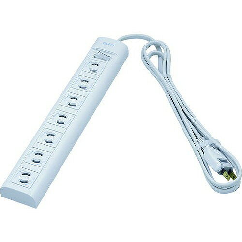 ELPA オフィス用タップ OAマルチタップ 2P抜け止めタイプ 7個口 2m WBNS7202BG オフィス・住設用品 OA用品 OAタップ(代引不可)【ポイント10倍】