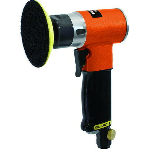 【商品詳細】●小型・軽量・低速のサンダーポリッシャーです。●滑り止めグリップ付きです。●外付レギュレーター付きです。●金属・FRPなどの研磨や磨きなどに。●パッドサイズ(mm)：75●バフサイズ(mm)：80●無負荷回転数(min［［の−1乗］］)：2500●空気消費量(［［M3］］/min)：0.4●ホース取付口：PT1/4●排気：後方●全長(mm)：178●高さ(mm)：115●使用空気圧力(MPa)：0.62●使用空気圧力：0.62MPaセット内容／付属品●ディスクパット、スパナ（17mm）JANコード 4989999106817【代引きについて】こちらの商品は、代引きでの出荷は受け付けておりません。【送料について】北海道、沖縄、離島は送料を頂きます。