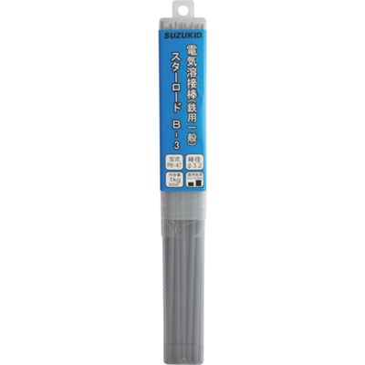 特長●ライムチタニア系一般軟鋼用溶接棒です。●安定したアークで再アーク性に優れています。用途●軟鋼の溶接に。仕様●心線径(mm)：3.2●棒長(mm)：350●適合板厚(mm)：4.0〜6.0●電流範囲(A)下向：100〜150●目安入数(本)：30●棒端色：青●規格：JIS.Z3211.D4303.仕様2●ライムチタニア系原産国（名称）：フィリピン【代引きについて】こちらの商品は、代引きでの出荷は受け付けておりません。【送料について】北海道、沖縄、離島は送料を頂きます。