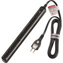 ELPA 耐雷スリム回転タップ 7個口 2M ブラック WBSSL702SBBK オフィス・住設用品 OA用品 OAタップ(代引不可)【ポイント10倍】