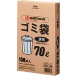 JTX 354168ゴミ袋 LDD透明 70L100枚 N044J70 N044J70 清掃・衛生用品 清掃用品 ゴミ袋(代引不可)【ポイント10倍】【送料無料】