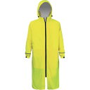 K-WORK リュックレインコート イエロー W70YL 保護具 作業服 雨具(代引不可)【ポイント10倍】【送料無料】