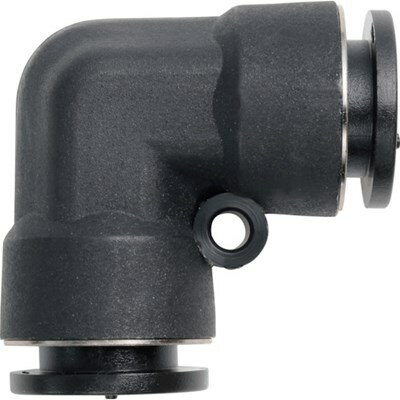 潤工社 ワンタッチ継手Mシリーズ ユニオンエルボ 10mm PLUM10PM 空圧用品 流体継手・チューブ チューブ..