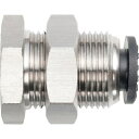 潤工社 ワンタッチ継手Mシリーズ 隔壁メスユニオン 10mm PT3/8 PNFM10PT38BSM 空圧用品 流体継手・チューブ チューブ継手(代引不可)【ポイント10倍】