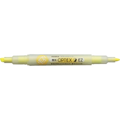 Highlighter Pens - ゼブラ 蛍光ペン 蛍光オプテックス2ーEZ 黄色 WKT11Y オフィス・住設用品 文房具 筆記具(代引不可)【ポイント10倍】