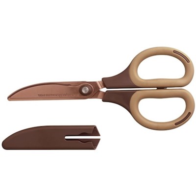 ナカバヤシ サクットカット ヒキギリチタンコート モカ NHHT175M 手作業工具 ハサミ・カッター・鋸 ハサミ(代引不可)【ポイント10倍】