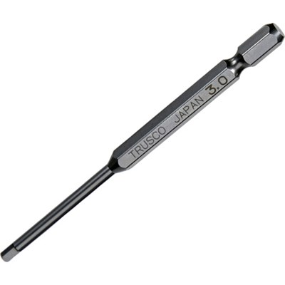 TRUSCO 六角ビット 100L 3.0mm THBM30 電動・油圧・空圧工具 ドライバービット 片...
