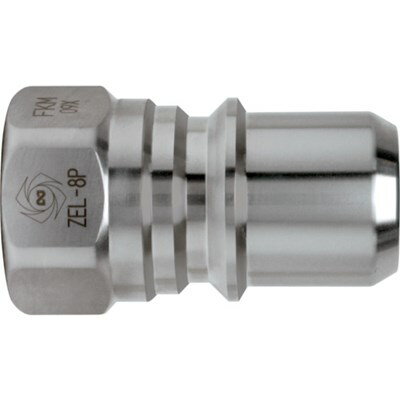 日東 ゼロスピルカプラ ステンレス製 ニトリルゴムNBR(SG)相手側取付サイズR1/2(42844) ZEL4PSUSNBR 空..