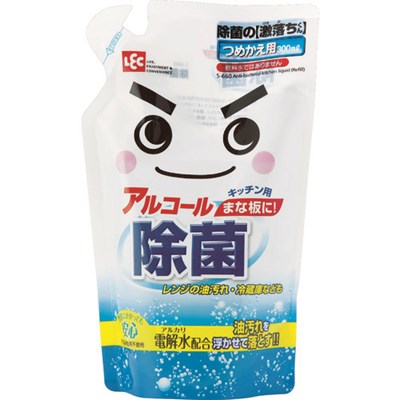 レック 除菌の激落ちくんつめかえ用300ml S660 清掃・衛生用品 労働衛生用品 除菌・漂白剤(代引不可)【..
