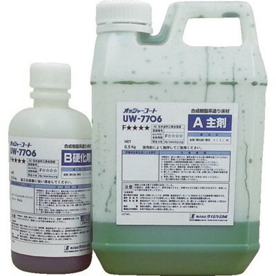 TC オッシャーコート コンクリート凹凸補修剤 6Kgセット C48グリーン UW7706C48 化学製品 接着剤・補修剤 ゴム・コンクリート用補修剤(代引不可...