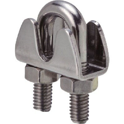 水本 ステンレス プレスワイヤークリップ 適合ロープ径4 ねじ径M-4 PWC4 金物・建築資材 建築金物 荷役金具(代引不可)【ポイント10倍】