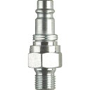 セイン スナップ・チェック/358 ワンタッチ検圧ニップル バルブ付き NPT1/8 オネジ 103586451 空圧用品 流体継手・チューブ 金属カップリング...