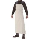カジメイク 1902 ジャスト胸付前掛 白 L 19021L 保護具 保護服・防護服 エプロン(代引不可)【ポイント10倍】【送料無料】