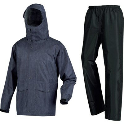 カジメイク 7541 ローリングレインスーツ デニム 3L 7541553L 保護具 作業服 雨具(代引不可)【ポイント10倍】【送料無料】