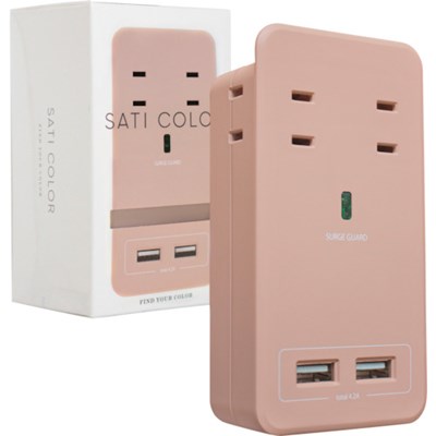 Fargo SATI COLOR AC4個口 4.2A USB ラテベージュ CT221BE オフィス・住設用品 OA用品 OAタップ(代引不..
