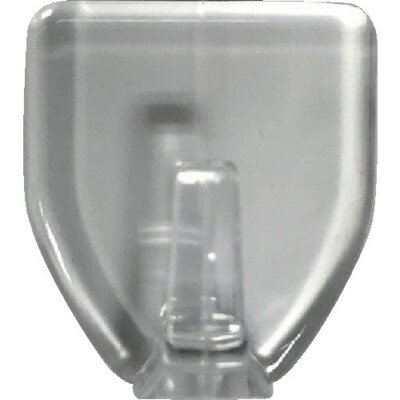 KOKUBO 透明粘着フック 小 3個入 クリア KM075 オフィス・住設用品 オフィス備品 フック・画びょう・ホ..