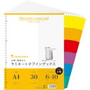 マルマン A4 ラミタブ見出し 幅広 6山10組 LT3006F オフィス・住設用品 文房具 ノート(代引不可)【ポイント10倍】