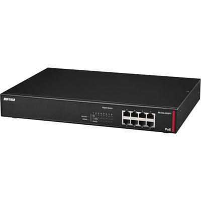 バッファロー 法人向け Giga対応 Layer2 アンマネージPoEスイッチ 8ポート BSGUL2008PT 電子機器 電設配線部品 LANケーブル(代引不可)【ポイント10倍】【送料無料】