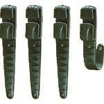 特長●縁の厚いヘルメットにヘッドランプを取り付けるためのフックです。●フックを折り曲げ、ヘルメットの縁にひっかけて使います。●縁の形状に合わせて曲げることができます。仕様●品名：ベルトクリップL（4個入り）●適合機種：ヘルメット厚さ25mm...