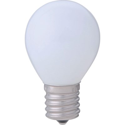 特長●光源にはLEDを使用していますので、消費電力が少ない省エネタイプです。●電飾、ディスプレイ用に適しています。仕様●明るさ(lm)：55●光源色：昼白色相当●外径(mm)：35●全長(mm)：58●消費電力(W)：1.2●口金：E17●定格寿命(時間)：30000●幅(mm)：35●標準消費電力料金：0.03円/h●電源(V)：AC100V●交流電源：100V 50/60Hz共用●定格入力電流(A)：0.014●設計寿命(時間)：30000●光色：昼白色相当仕様2●屋内用●定格寿命：30000時間原産国（名称）：台湾【代引きについて】こちらの商品は、代引きでの出荷は受け付けておりません。【送料について】北海道、沖縄、離島は送料を頂きます。