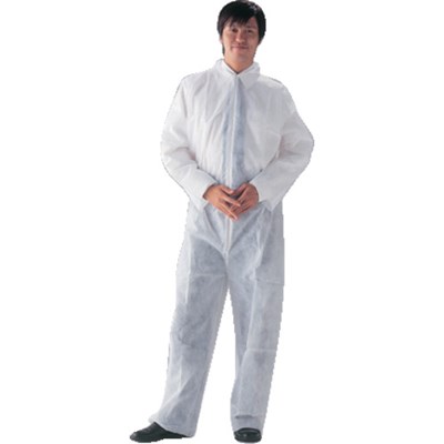 AS ディスポつなぎ服CN401A-M (50枚入) 1705152 保護具 作業服 つなぎ服(代引不可)【ポイント10倍】【..