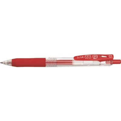 ゼブラ ボールペン サラサクリップ0.5 赤 JJ15R オフィス・住設用品 文房具 筆記具(代引不可)【ポイント10倍】