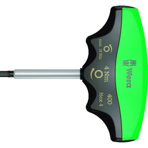 Hexagon Driver - Wera 400 トルクドライバーT型 ヘックスプラス六角4.0 / 4.0 Nm 5080(代引不可)【送料無料】