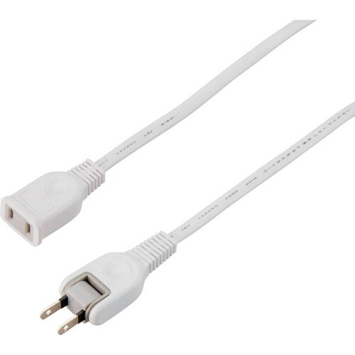 YAZAWA 耐トラ付延長コード1個口2mホワイト Y02102WH オフィス 住設用品 OA用品 OAタップ(代引不可)