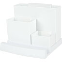 カール デスクオーガナイザー ホワイト TS003W オフィス 住設用品 文房具 ペンケース スタンド(代引不可)(3)